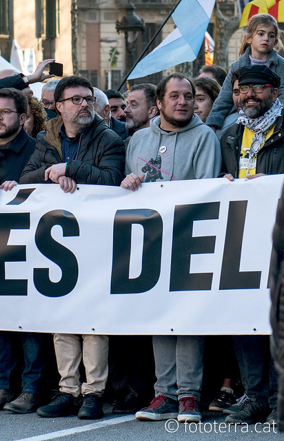 Manifestació Autodeterminació no és delicte [Gran Via, Barcelona 16.02.2019]