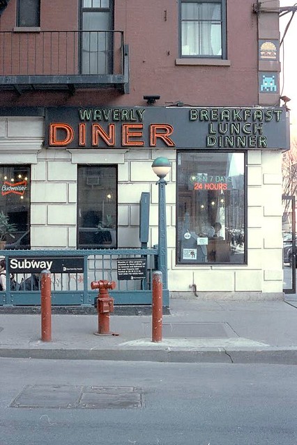 Diner NYC on Cinestill800