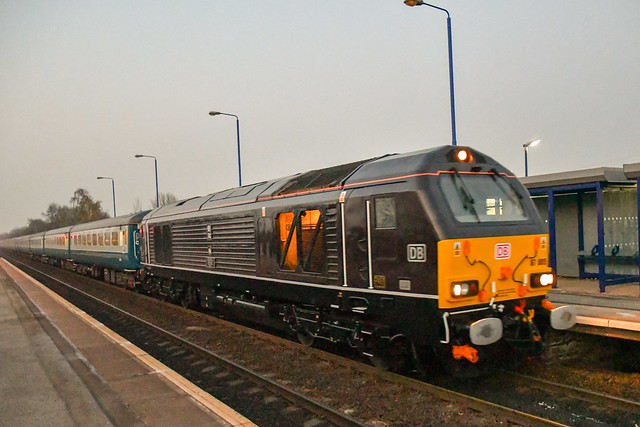 Royal Train loco 67005 ‘Queens Messenger’ at Swinton