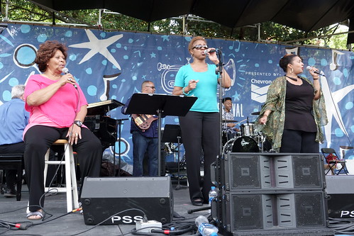 Topsy Chapman & Solid Harmony on Day 1 of French Quarter Fest - 4.11.19. Photo by Keith Hill.