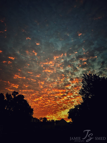 jamiesmed sky iphone7plus shotoniphone september landscape cincinnati clouds sunrise sun