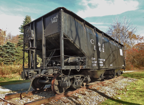 ci cambria indiana railroad hopper freight train display ghosttowntrail county pa pennsylvania vehicles scenic scenery landscapes