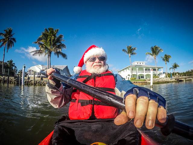 Santa Paddle on the Indian River-001