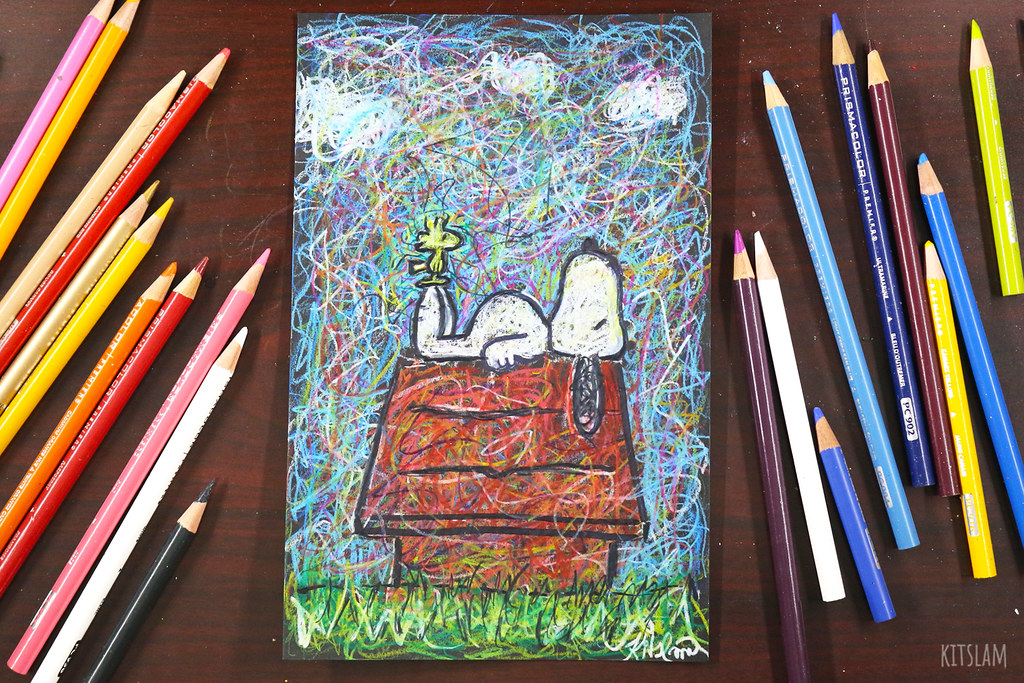 Scribble Drawing of Snoopy