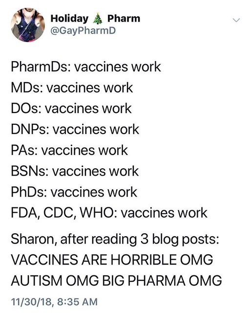 Sharon has done her google research.