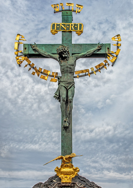 Statuary of the Holy Crucifix and Calvary, Charles Bridge, Prague DSC_0150