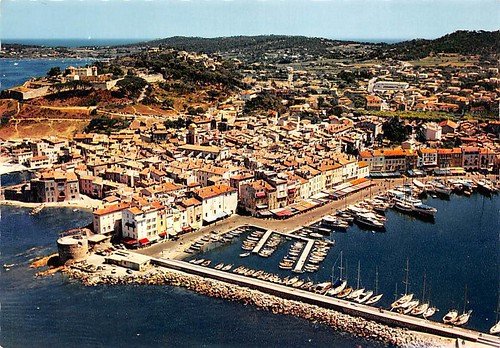 Saint Tropez Vue aerienne La Jetee la Vieille Tour le Quai Frederic | by Mémoire2cité Vol 42