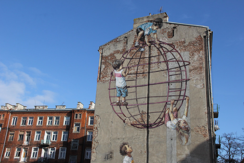 Street art, Praga, Warsaw