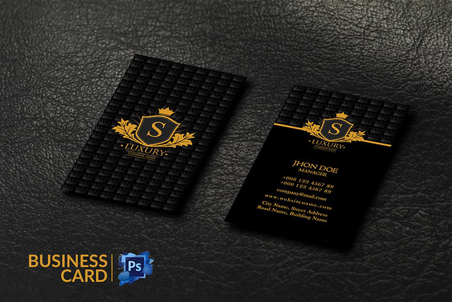 I Will Do Luxury Business Card Design