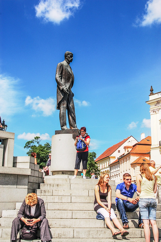 Statue of Tomas Garrigue Masaryk