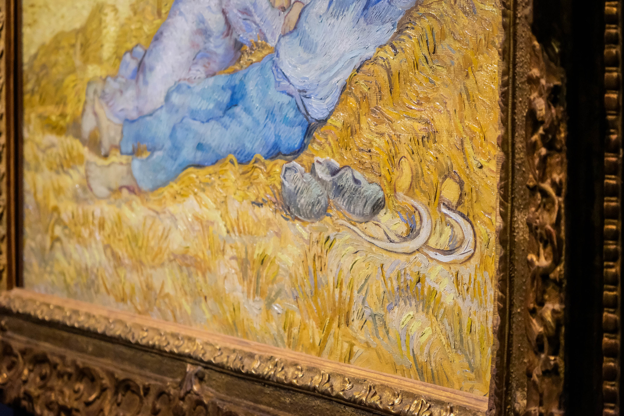 Close-up of some Van Gogh clogs at Musée d'Orsay : )