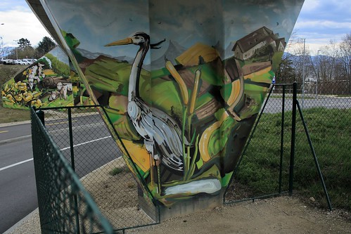 Graffiti - Le viaduc de Cery - Fleur-de-Lys, à Prilly | by level42_ch