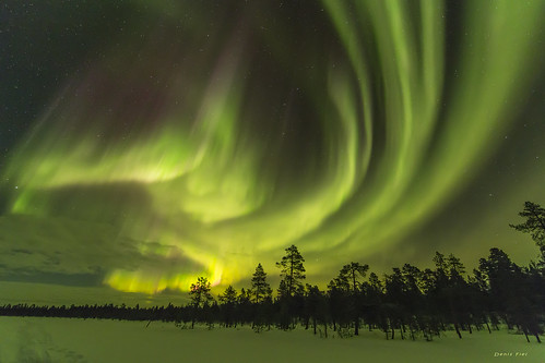 aurores boréales finlande lapland northern lights night nuit