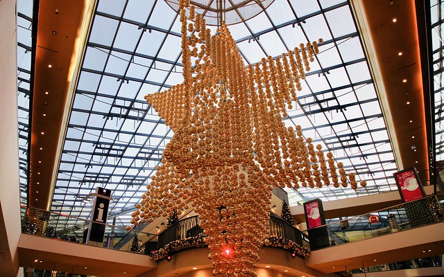 still christmas decoration in the mall
