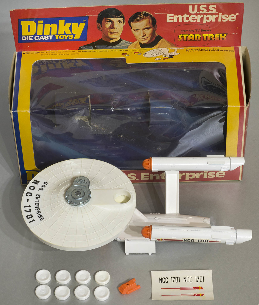 Dinky No.358 Star Trek USS Enterprise reproducción Caja Caja sólo