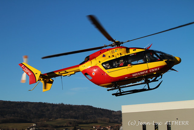 Eurocopter EC-145 Sécurité Civile F-ZBPW. NCY, February 16. 2019