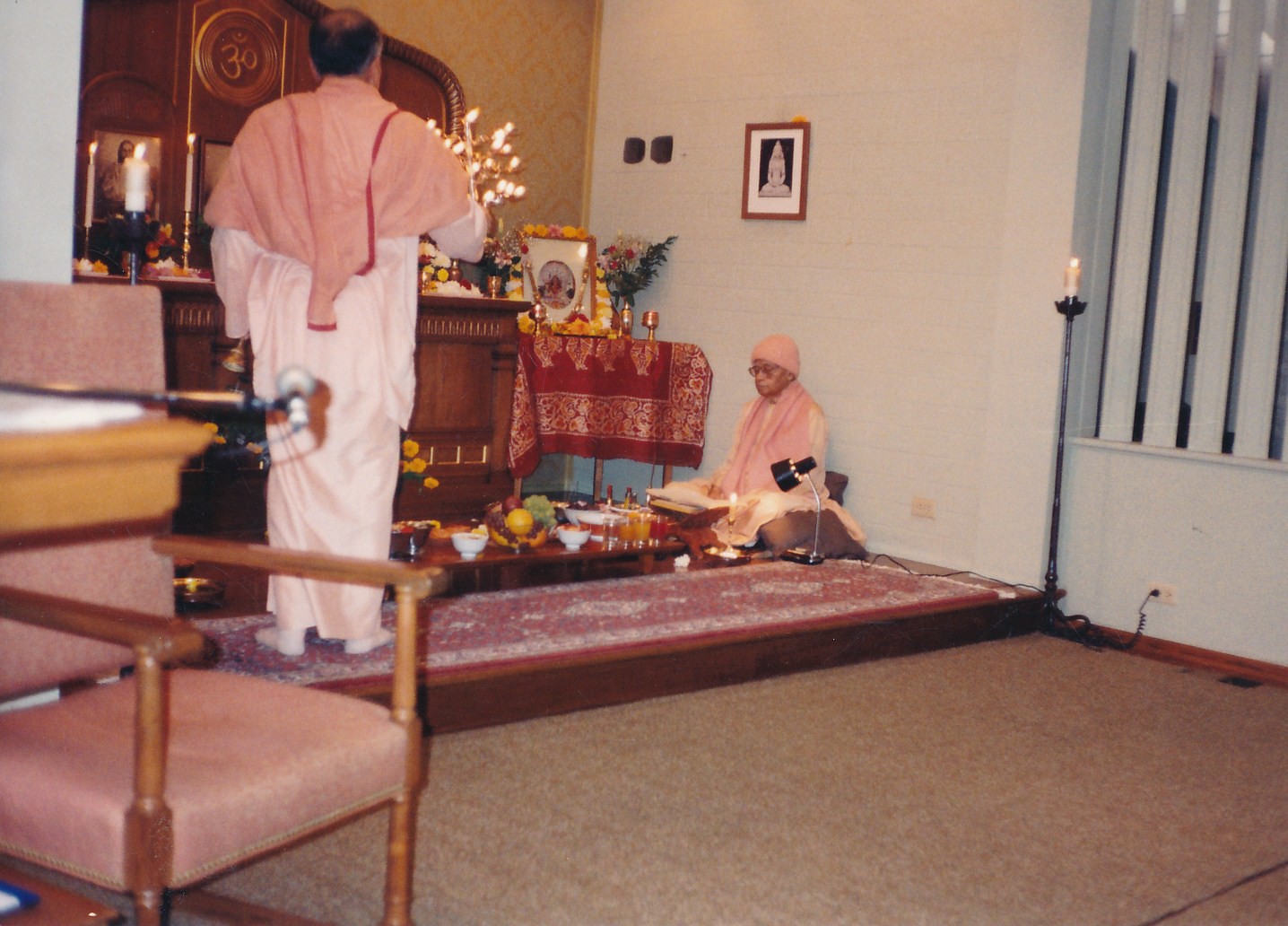 Sacramento Swami Prapannananda Swami Shraddhananda Jagaddhatri Puja