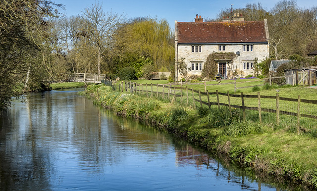 A charming house by the River Wylye at Fisherton de la Mere, Wiltshire