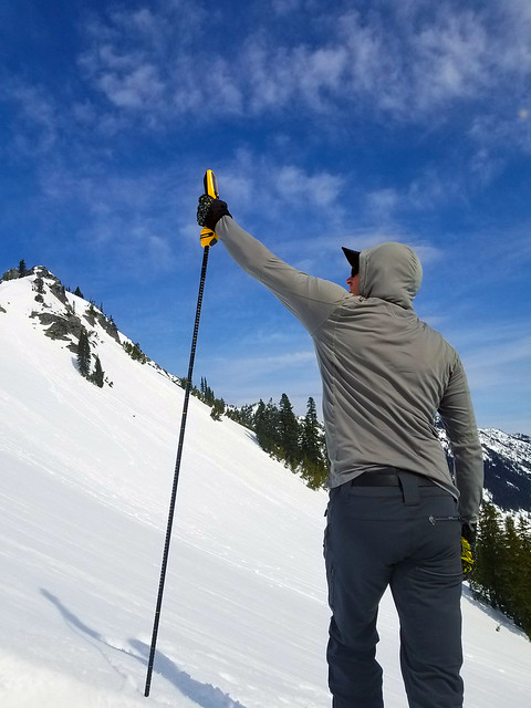 Measuring the snow pack