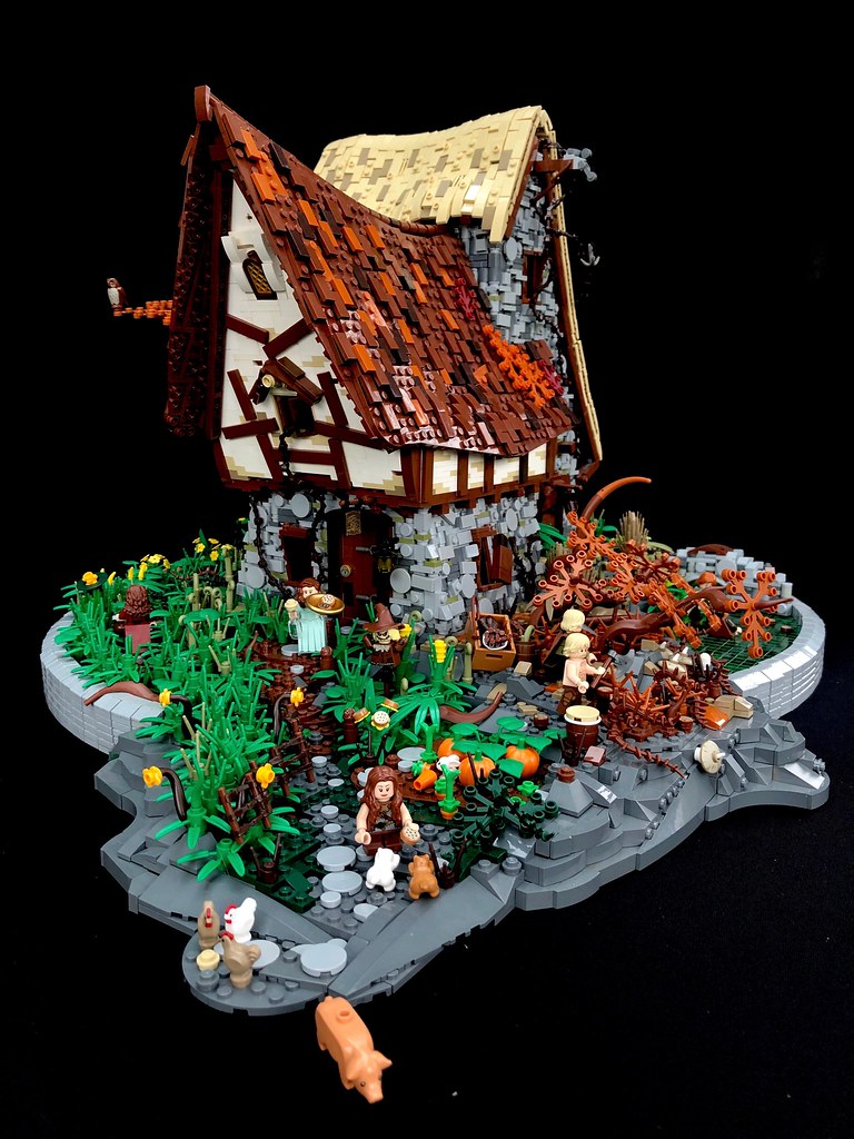 Lego Medieval Fantasy House Medieval House With Other Base Flickr