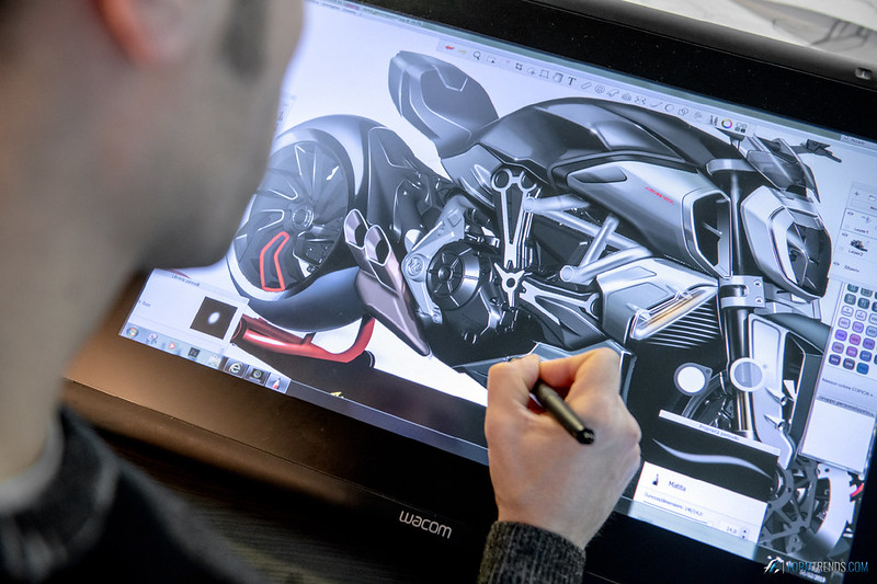 Ducati Diavel 1260 digital rendering