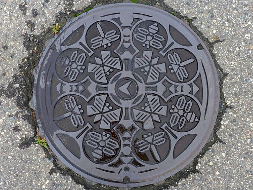Kurokawa Nigata, manhole cover （新潟県黒川村のマンホール）