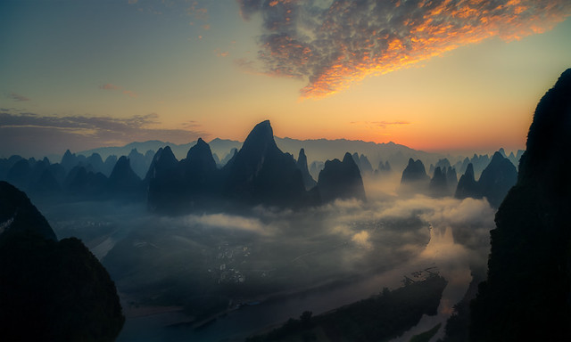 Xianggongshan sunrise