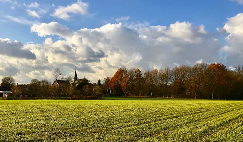 village sky autumn nunhem leudal