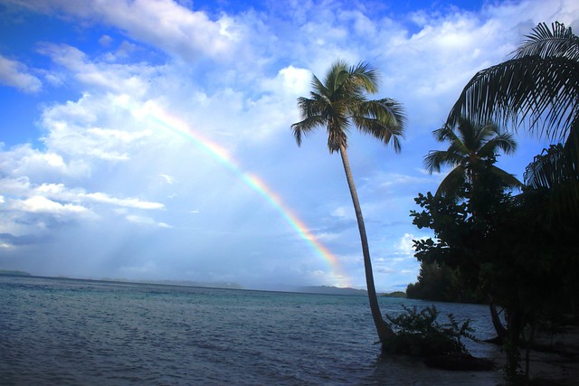 Yeben Island rainbow