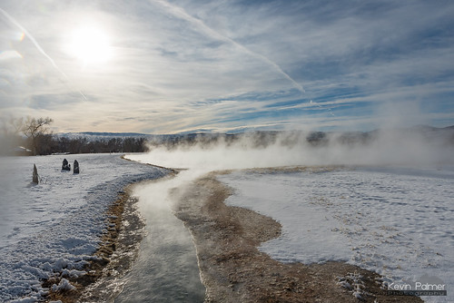 december winter cold nikond750 tamron2470mmf28 thermopolis hotspringsstatepark thermal water steam sun clouds afternoon