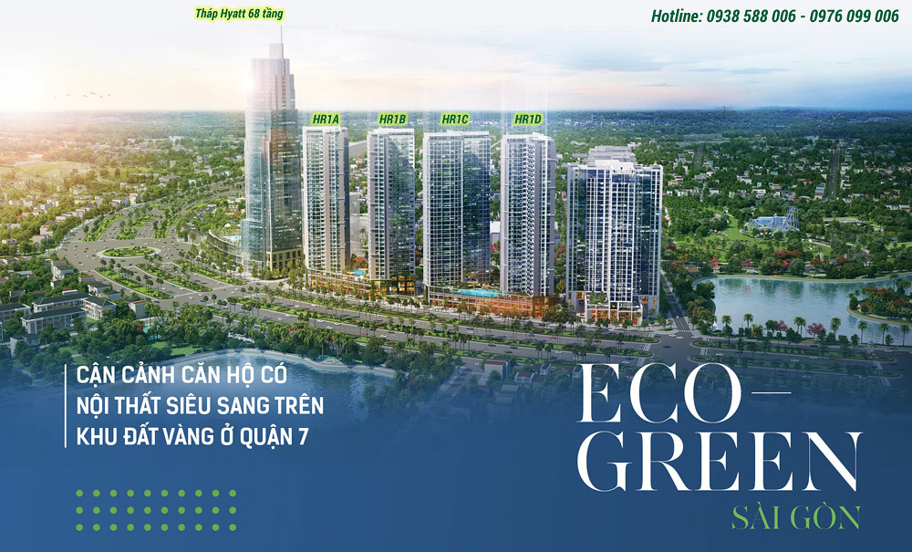 Phối cảnh dự án Eco-Green Sài Gòn quận 7.