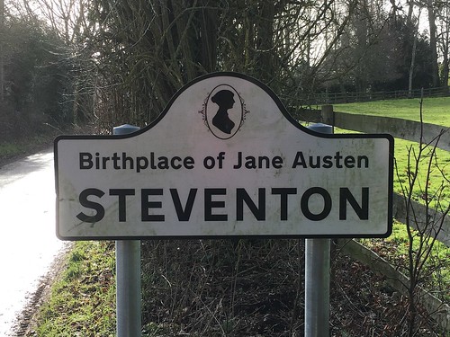 Steventon sign Overton Circular walk