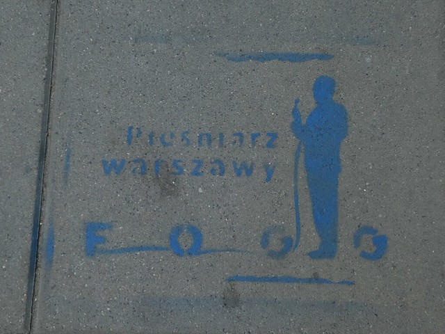 Mieczysław Fogg pavement art