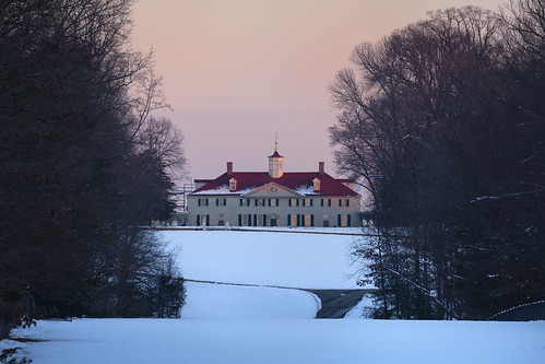 mountvernon snow virginia winter fxva mansion colonial georgewashington january landscape