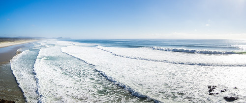 newzealand pacificocean tearai fun landscape ocean panorama seascape summer surf surfer swimmer wave wavepanorama aucklandregion