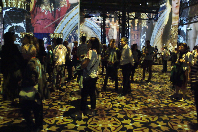 Klimt-Hundertwasser Exposition at the Atelier des Lumières, Paris 11e, Rue Saint Maur