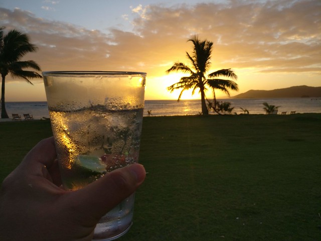 G&T and sunset