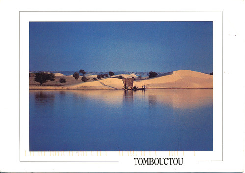 postcards from mgs worldwide travels geoff spafford rip timbuktu aka tombouctou fleuve niger mali jean mailed flushing new york may 1995