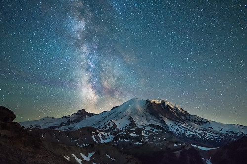 Mount Rainier Milky Way