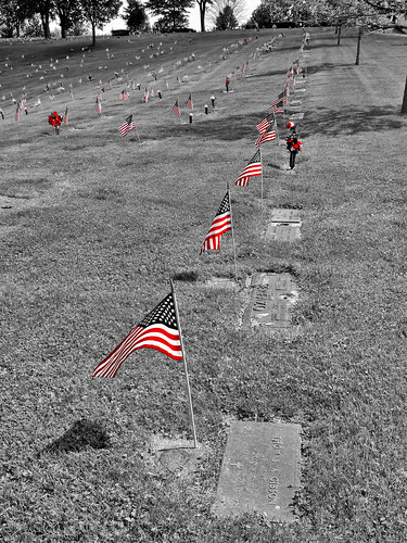 penn lincoln memorial cemetery graves american flag oldglory irwin north huntingdon westmoreland county pa pennsylvania scenic landscapes blackwhite blackandwhite bw georgeneat patriotportraits neatroadtrips