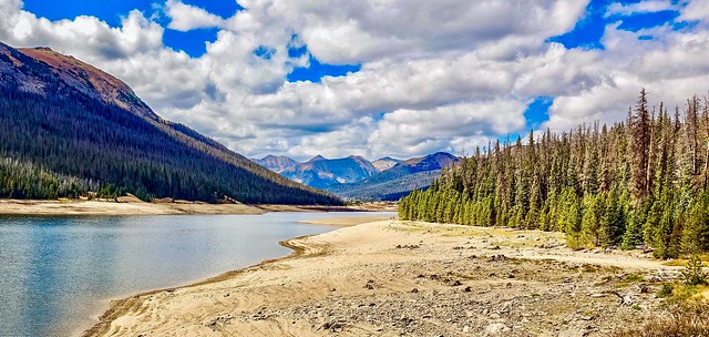 Long Draw Reservoir in  Colorado’s Rocky Mountains