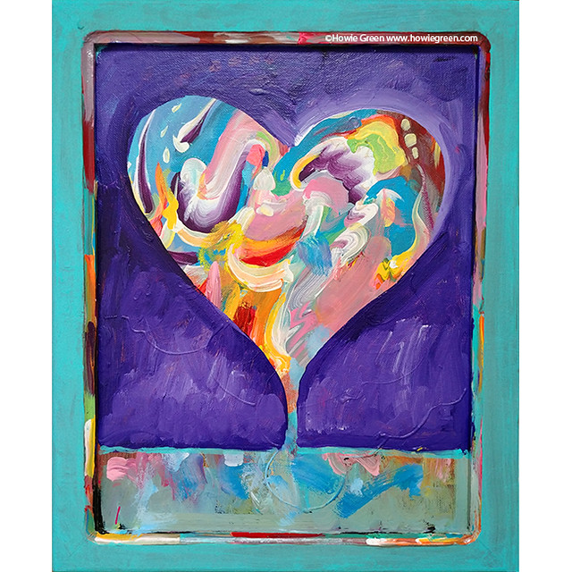 Heart balloon Pop Art 1 1-13-19 | A colorful fun Pop Art hea… | Flickr