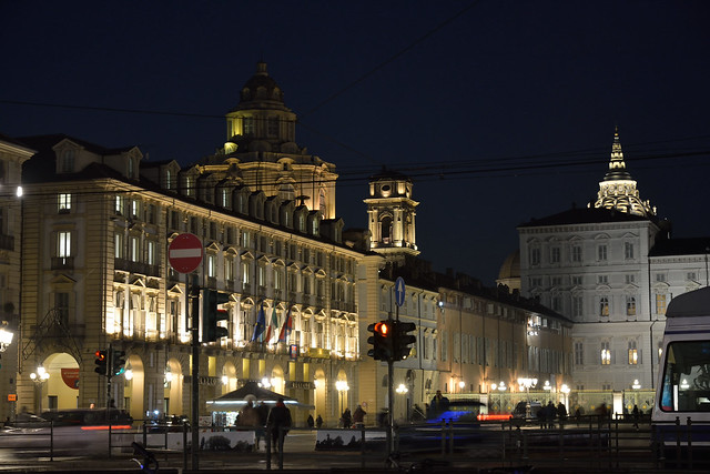DSC_9782_5100- Turin by night. Piazza Castello.