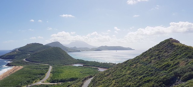 Nevies view from St Kitts