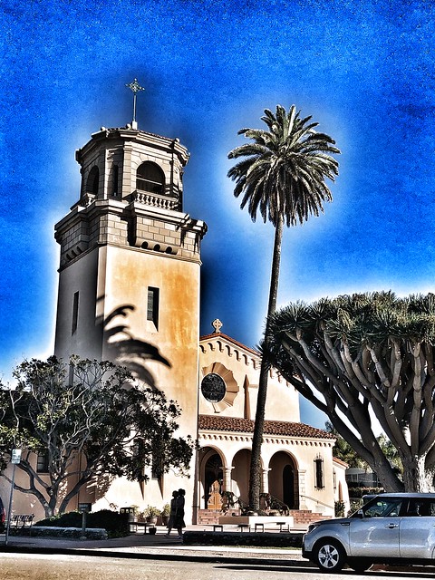 Saint James By the Beach Episcopal Church In La Jolla, California