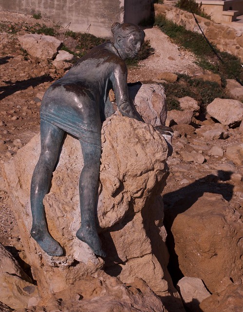 Unusual sculpture, Paphos