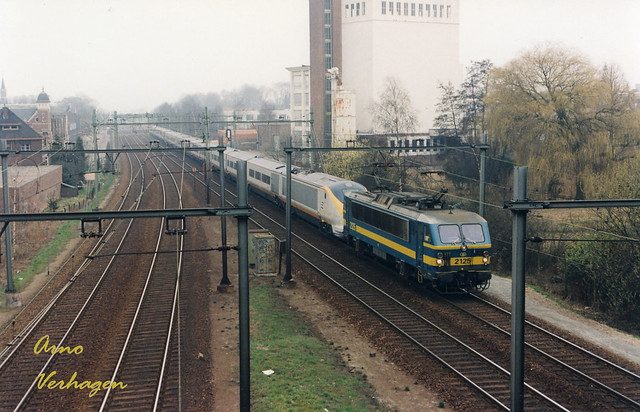 1996 | NMBS 2125 en Eurostar 3309 / 3310 te Roosendaal