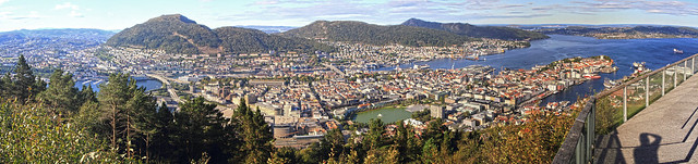 Bergen, panoramica