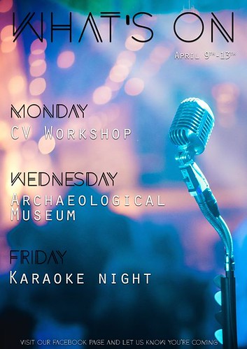 Check out this week's What's On :) Especially looking forward to the Karaoke Night this Friday ???? Make sure to join us!