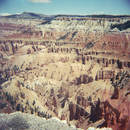 cedarbreaks nationalmonument cliffs erosion canyon geology landscape utah film 120 portra diana f